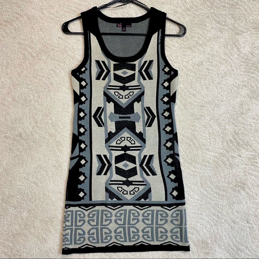 NWOT Modern Knit Sweater Strap Black Dress in size XS